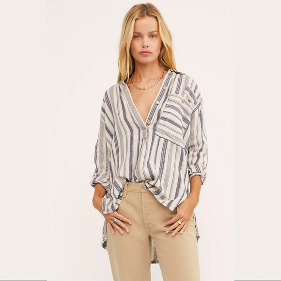 Free People Tops - We The Free Summer Breeze Stripe Pullover